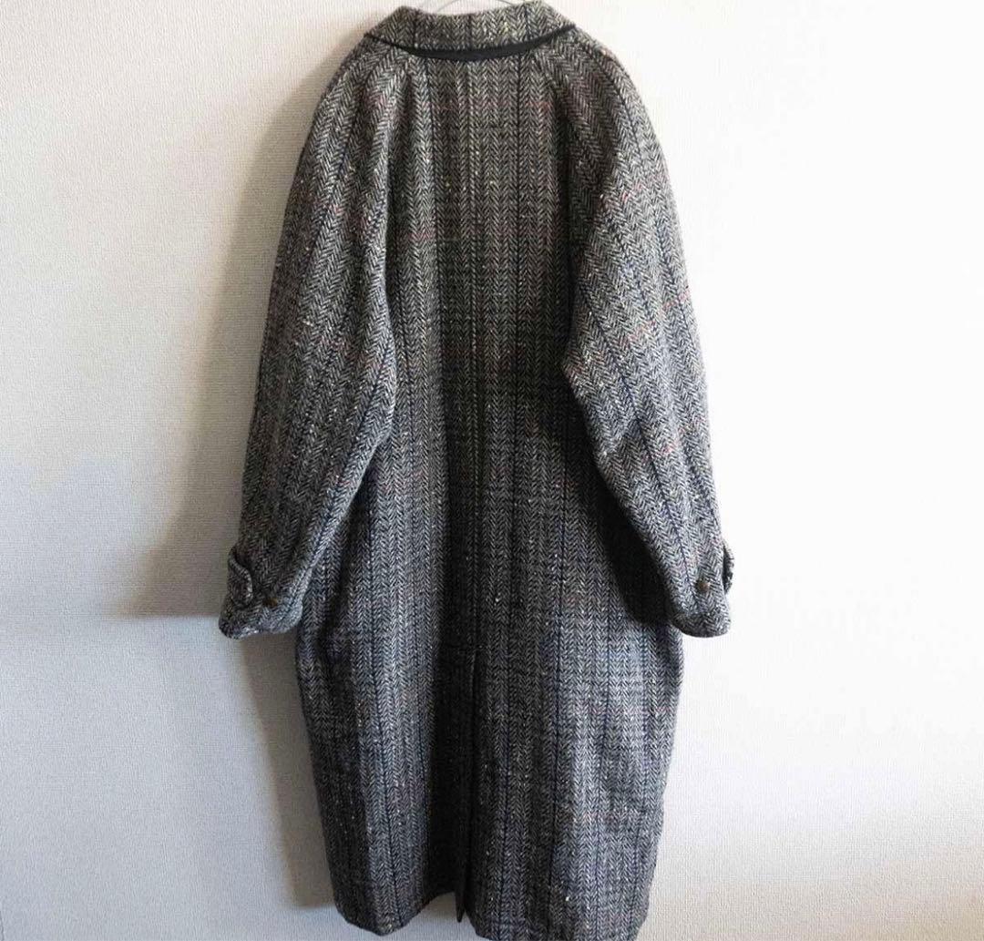 【80S/アーカイブ】Boneville【ツイードバルカラーコートリバーシブル