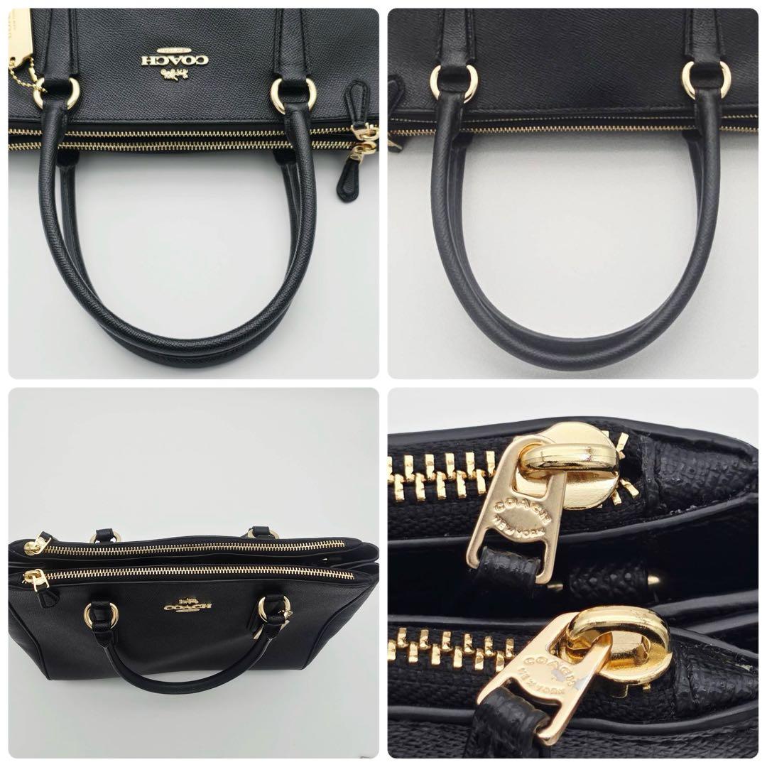 ★COACH★ コーチ 2wayトートバッグ ブラック F44955.