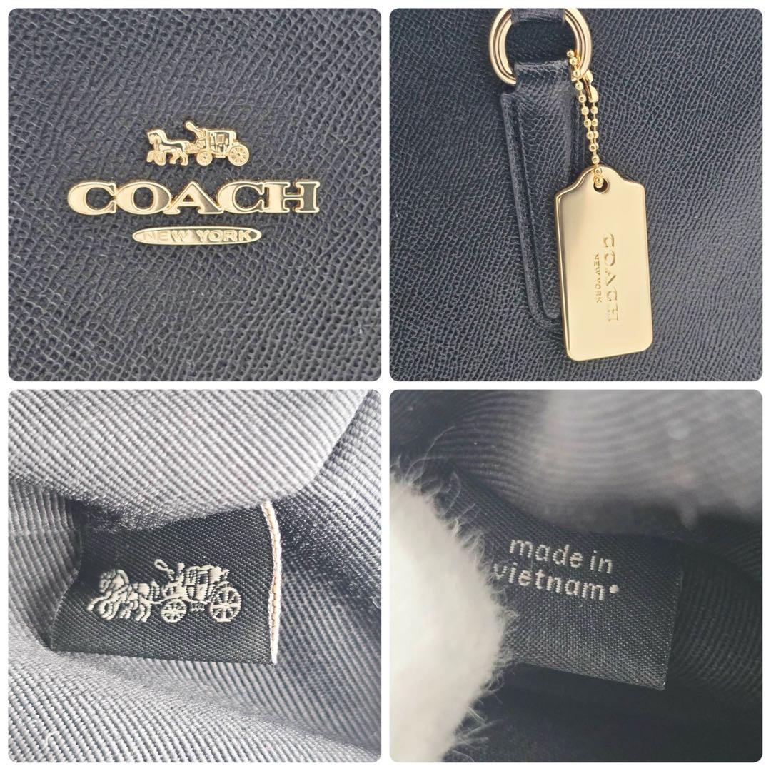 ★COACH★ コーチ 2wayトートバッグ ブラック F44955.