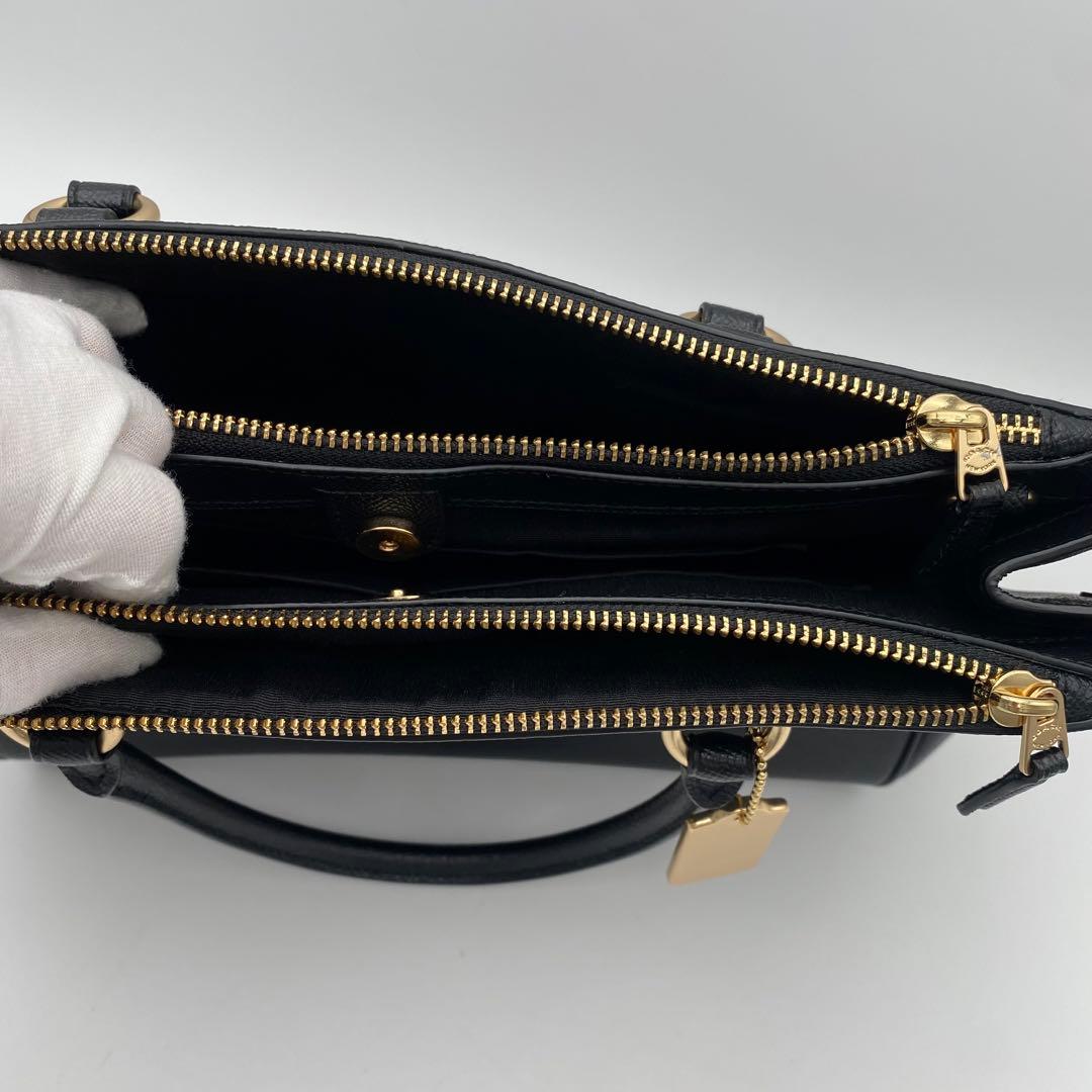 ★COACH★ コーチ 2wayトートバッグ ブラック F44955.