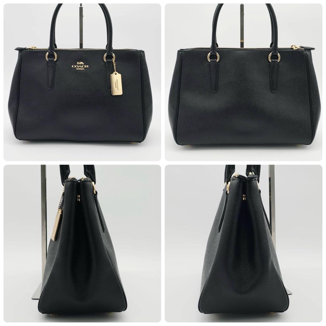 ★COACH★ コーチ 2wayトートバッグ ブラック F44955.