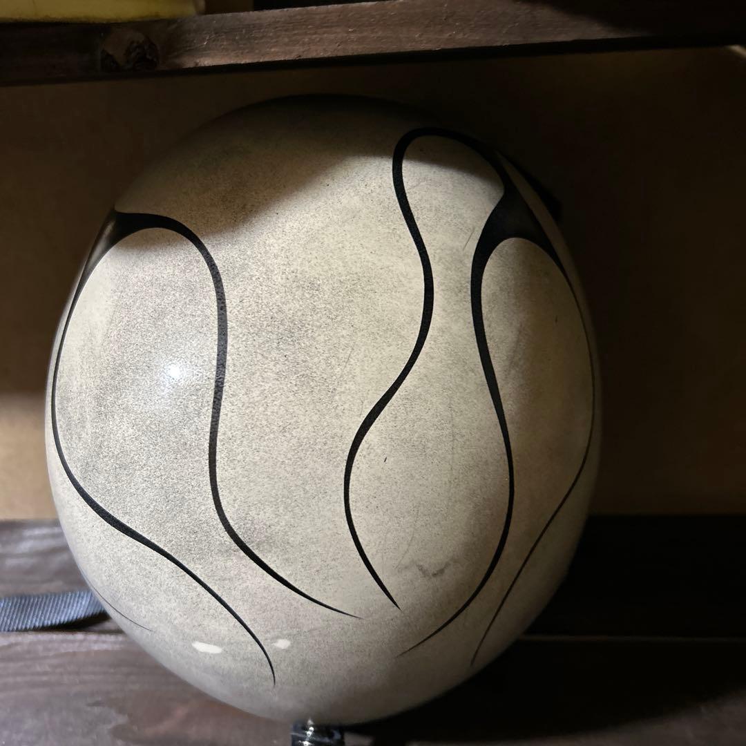 ポリスヘルメット　ハーフキャップ　エイジング　ハーレー　チョッパー　ブコ　ベル