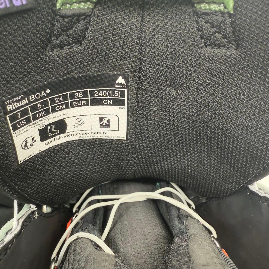 【新品】BURTON RITUAL BOA® Women’s 24cm 新モデル