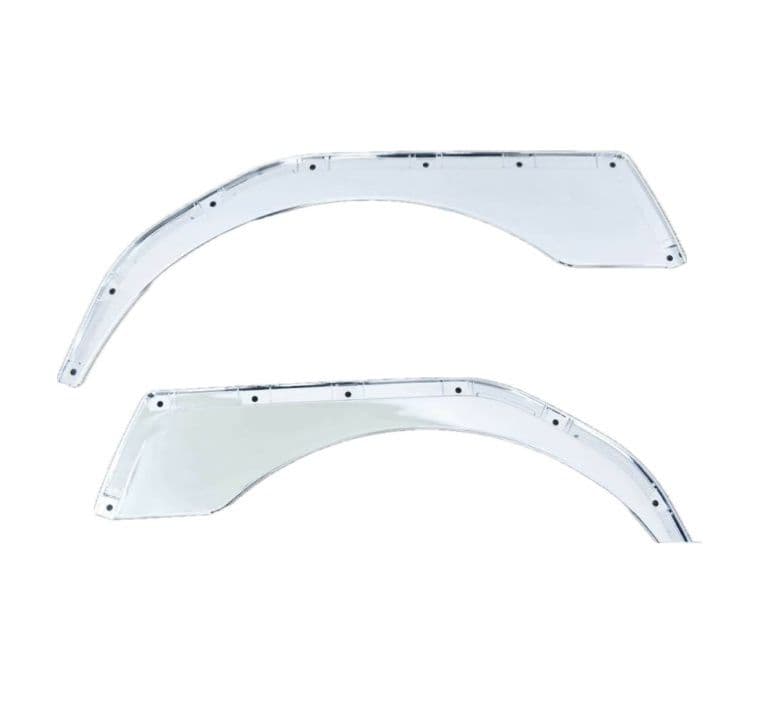 メッキ オーバーフェンダー シールド 寝台あり車用 左右 三菱ふそう ファイター