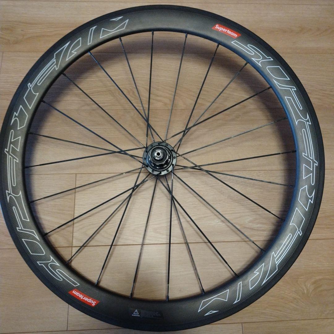 SUPERTEAM カーボンホイール50mmリムブレーキ用700c