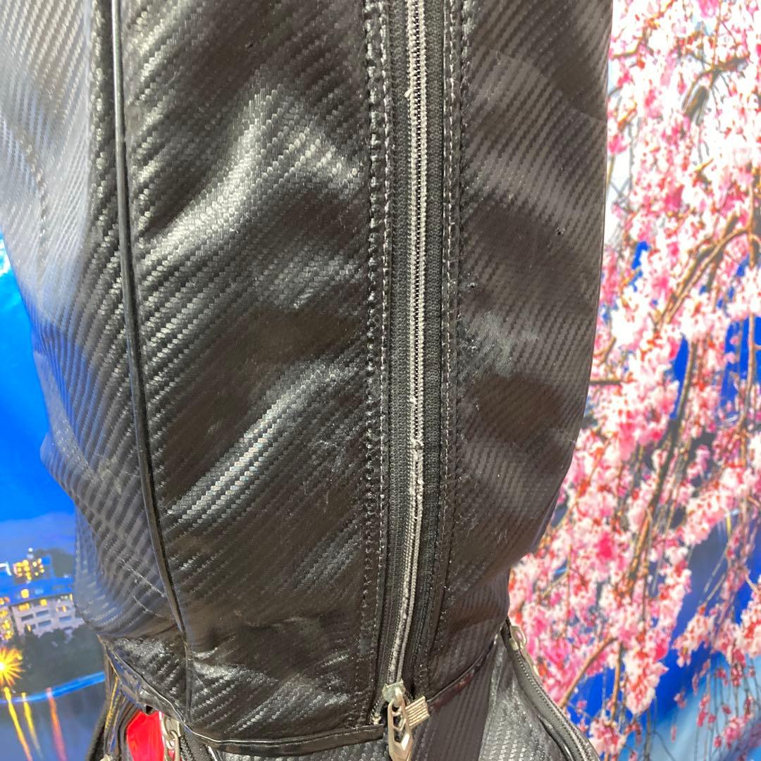 寶BU-1104 callaway キャディバッグ ブラック人気の赤黒