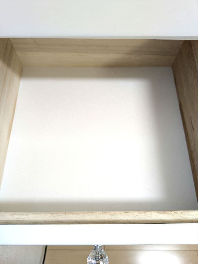 大川家具　食器棚　スリム　幅40cm　ホワイト　隙間収納