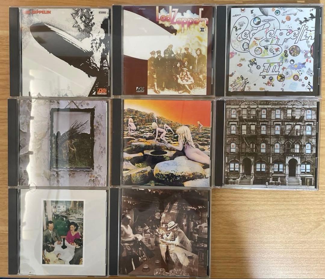 レッドツェッペリン　オリジナルアルバムCD8枚セット