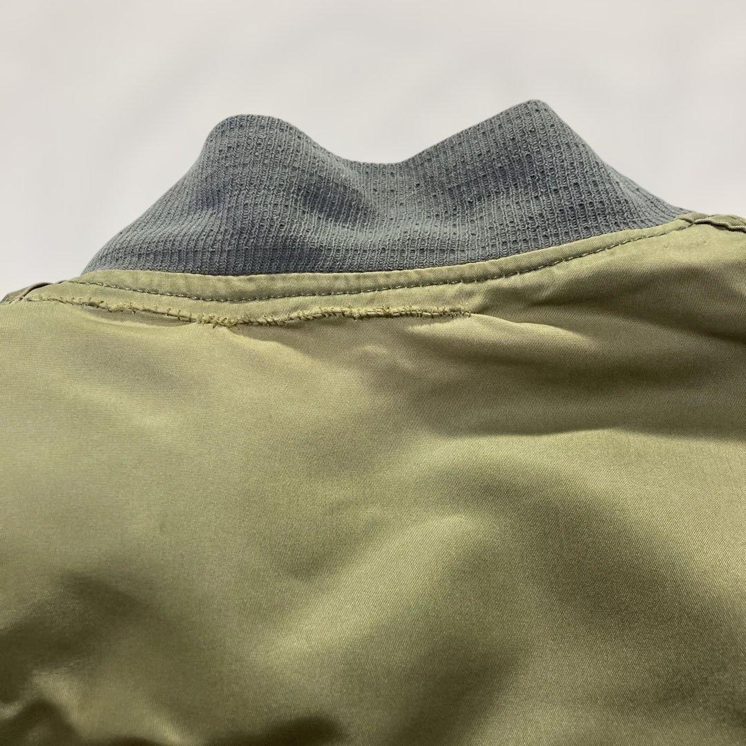 80s⁉️ビンテージ ALPHA USAアルファ MA-1 フライトジャケット L