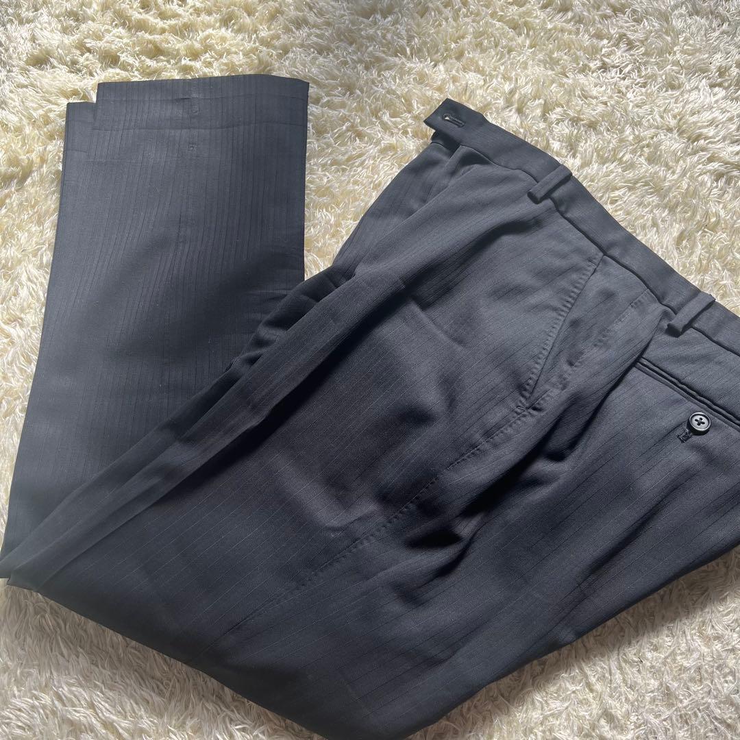 美品 ポールスミス Paul Smith スーツ セットアップ 濃紺 Lサイズ