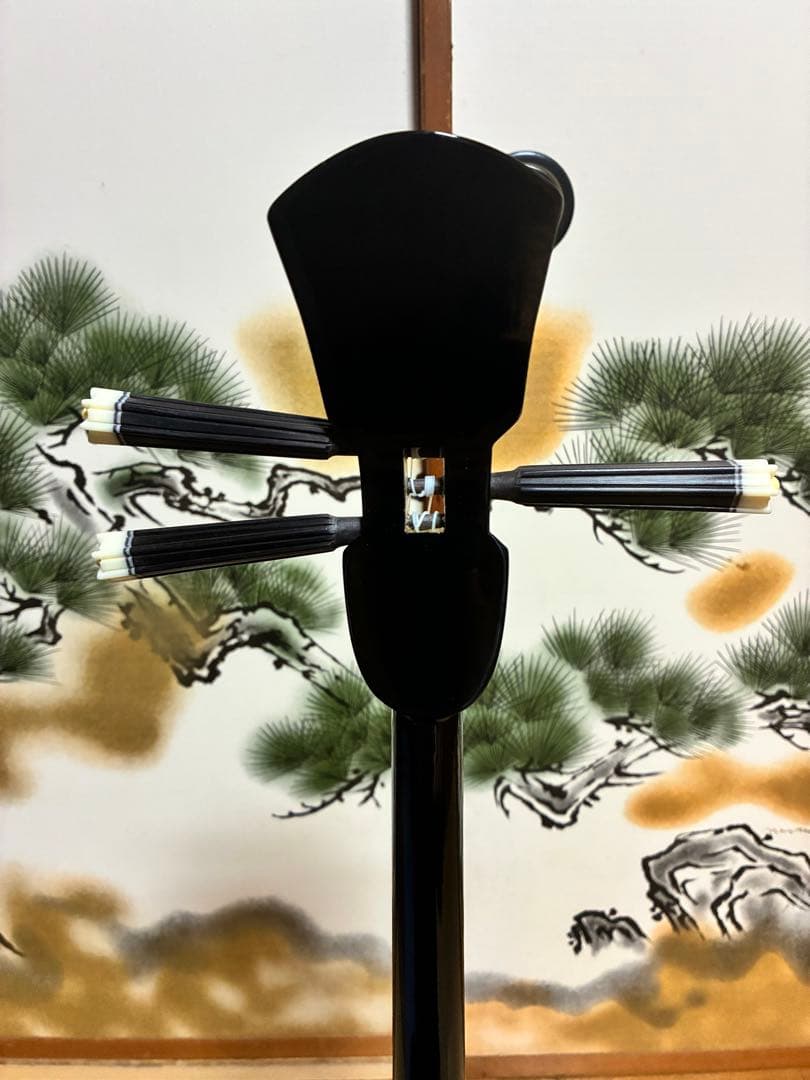 沖縄三線！貴重！知念大工型！本張り【一枚張り】