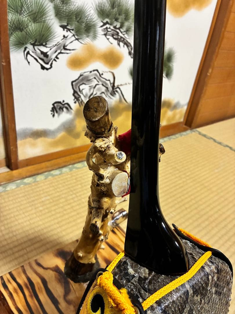 沖縄三線！貴重！知念大工型！本張り【一枚張り】