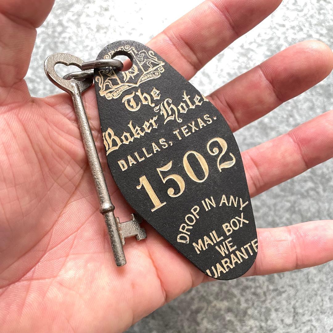 アメリカ製USA テキサス ヴィンテージ モーテル ホテル キー No1502