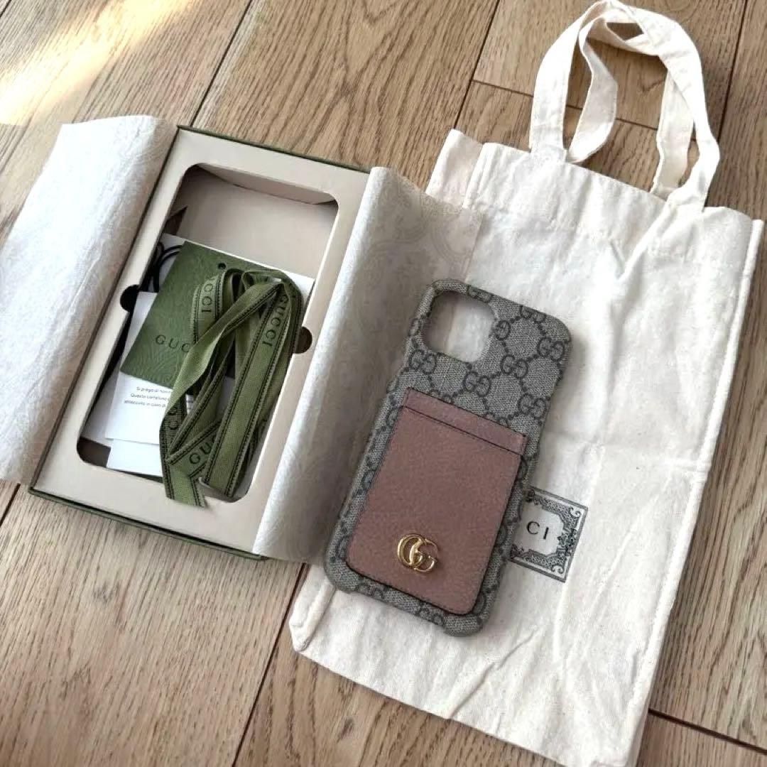 【GUCCI】iPhoneケース カードポケット付き
