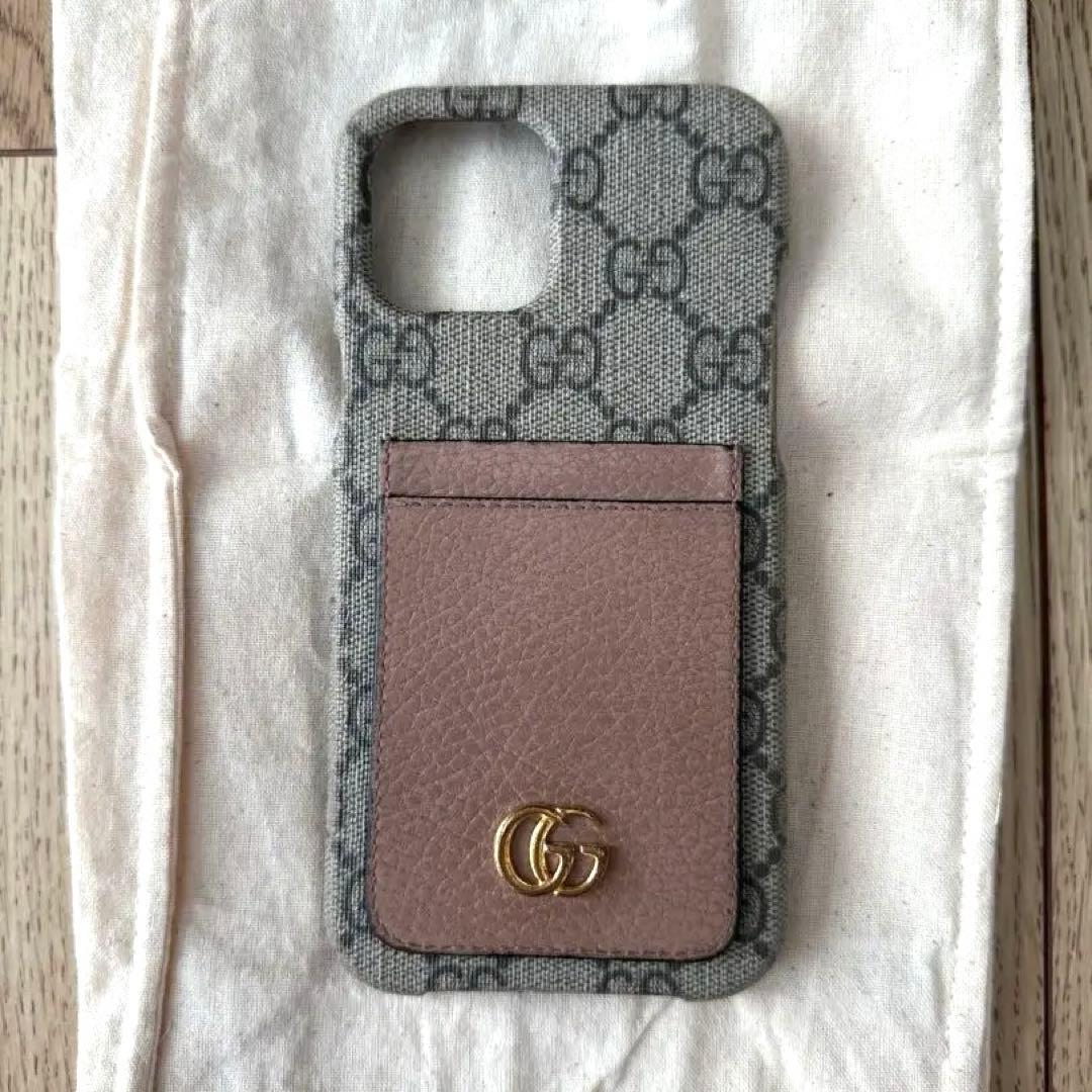 【GUCCI】iPhoneケース カードポケット付き