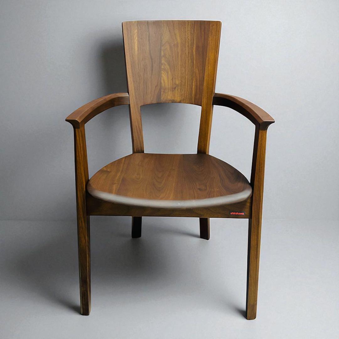 【未使用品】シラカワ製 アームチェア レヴィ S-BW135 曲木