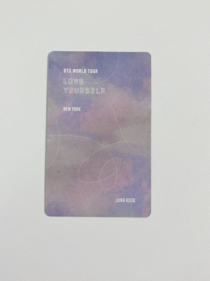 ジョングク ny トレカ