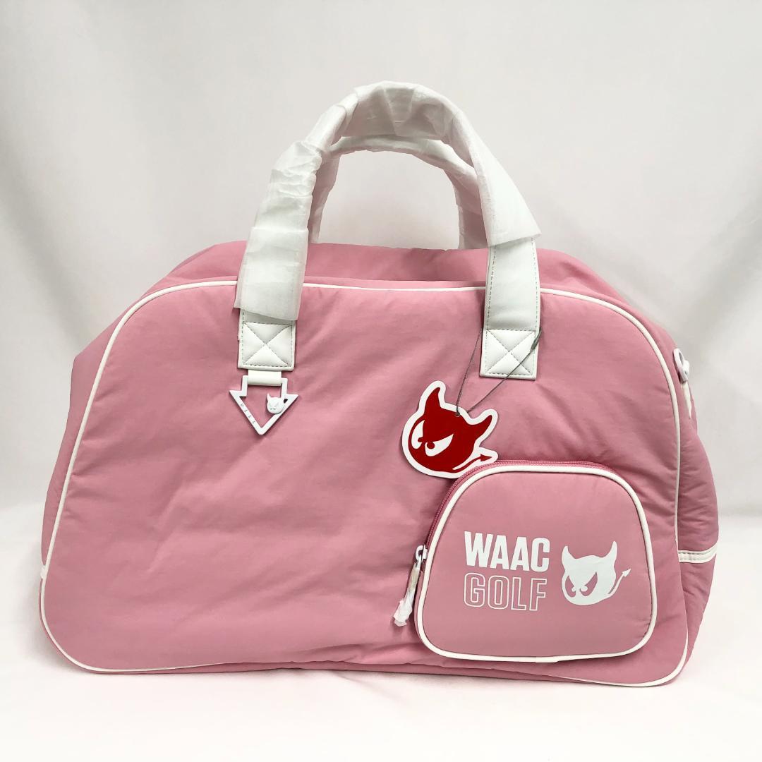 ○★訳有り新品未使用　WAAC (ワック)　中綿タフタボストンバッグ　ピンク