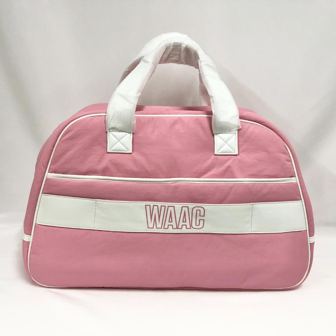 ○★訳有り新品未使用　WAAC (ワック)　中綿タフタボストンバッグ　ピンク