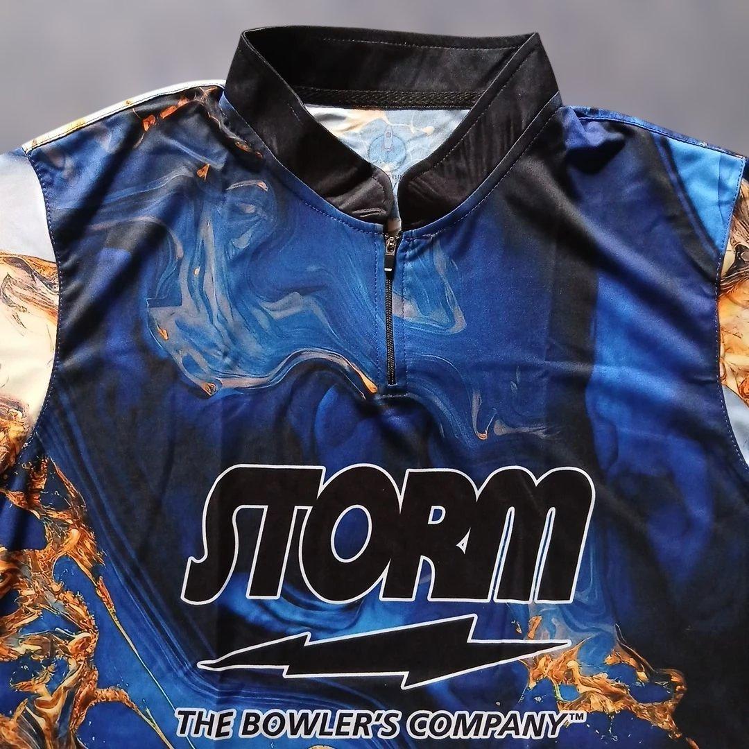 ✨新品✨ボウリングウェア　日本サイズ2XL　ストーム　ブルー