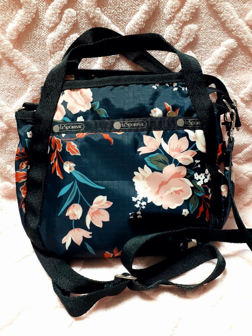 希少柄　レスポートサック　スモールジェニーショルダーバッグ 2way