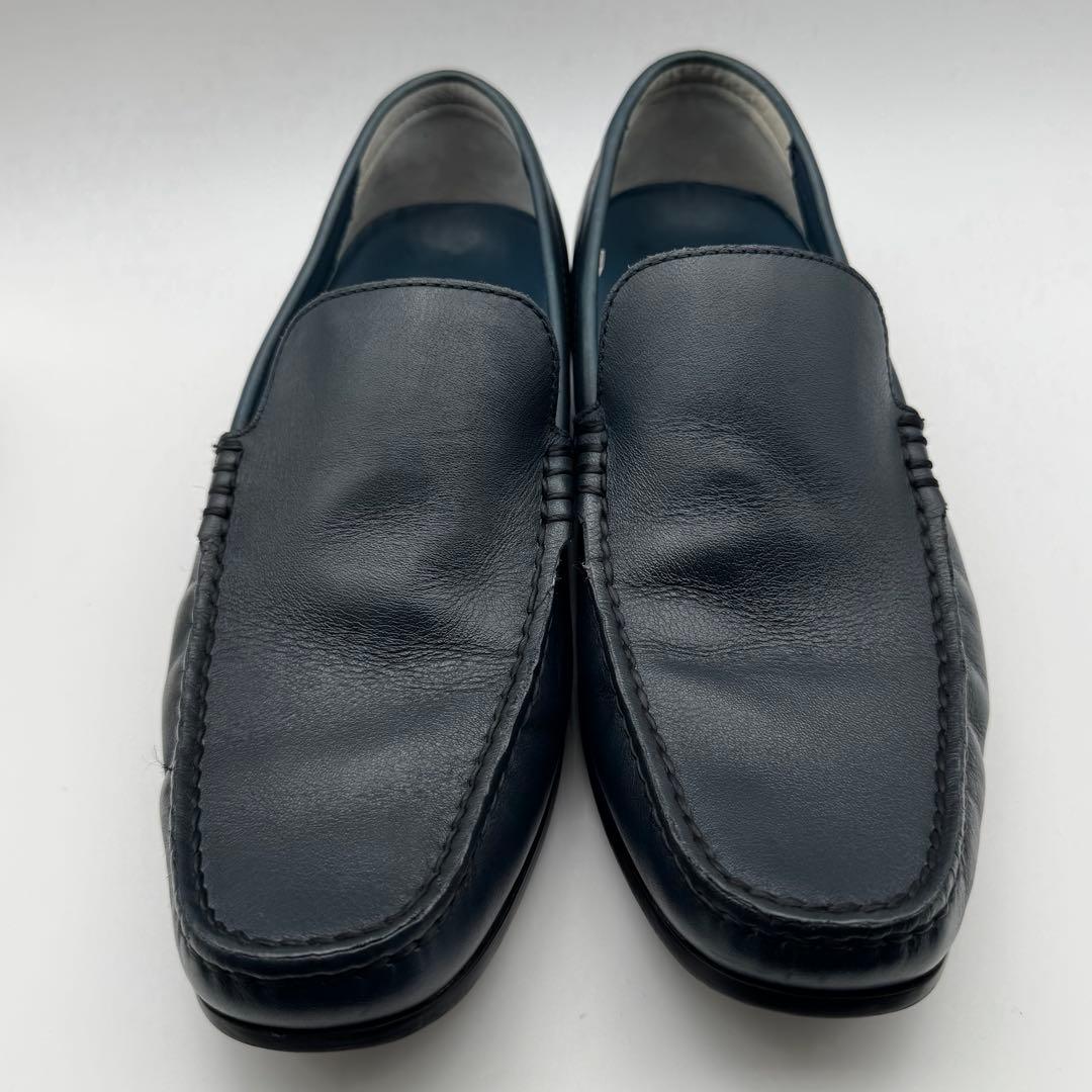 REGAL レザーローファー ネイビー 26 NC71 56HR