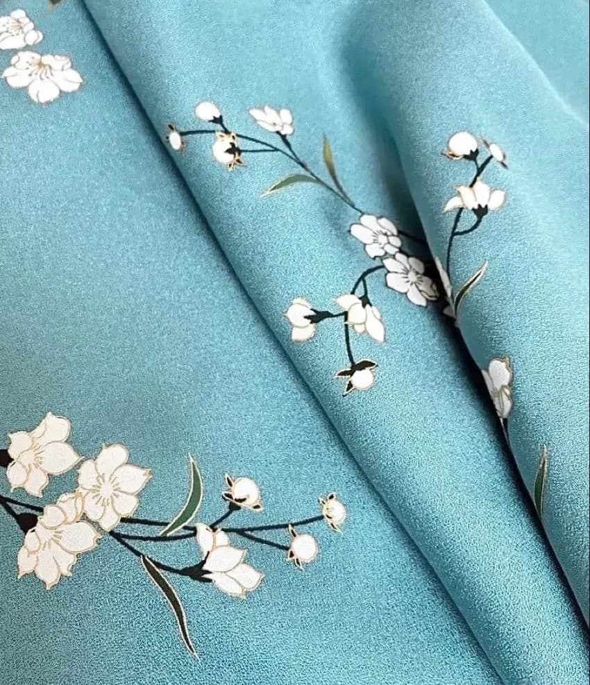 美品 正絹訪問着 落ち着いた寒色系 聡明なお色柄 祝宴 ご披露宴 ご卒業ご入学式