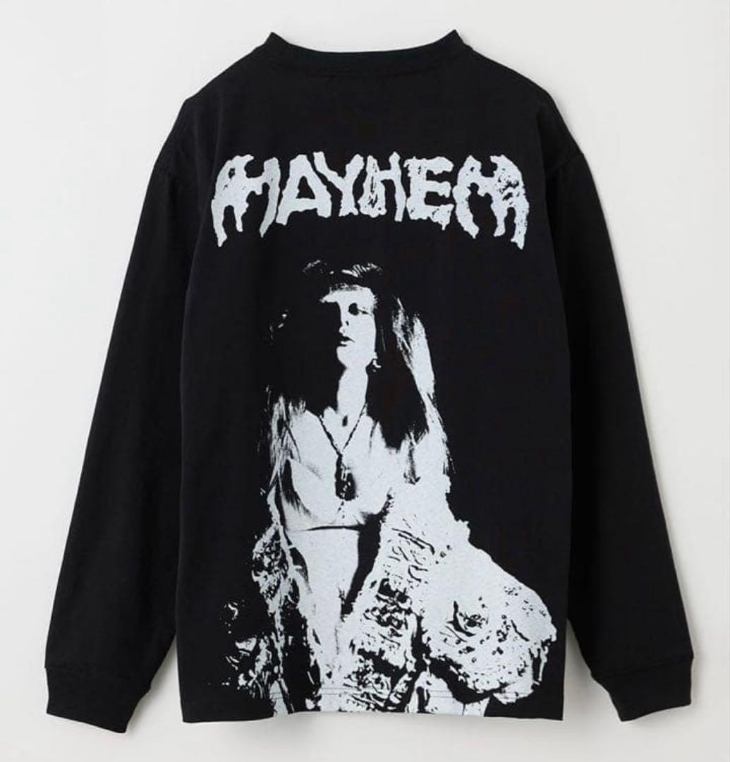 【LADY GAGA】ロングスリーブTEE メイヘム　レディーガガ