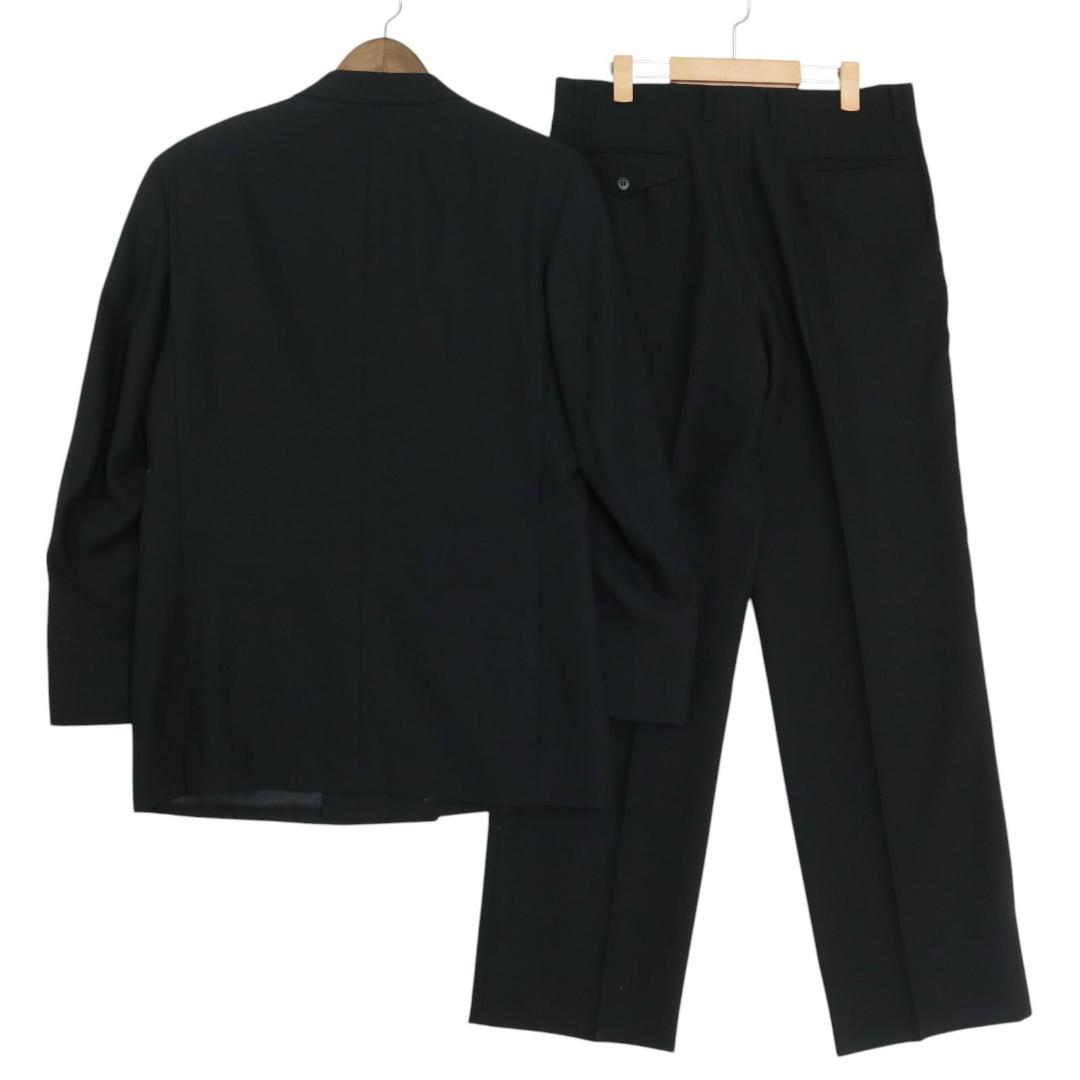 Vintage セットアップ　ダブル　スーツ　ブラック　成人式