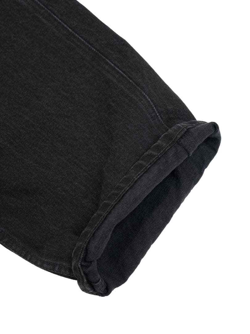 ジャケット・アウター KAJA MEDIUM BAGGY BLACK DENIM PANTS