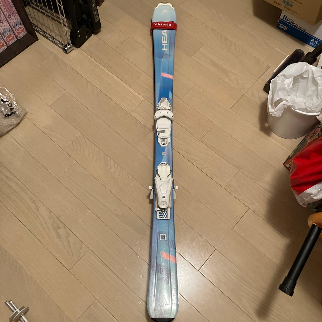 HEAD ジュニア用スキー板　137cm ストック 95cm セット