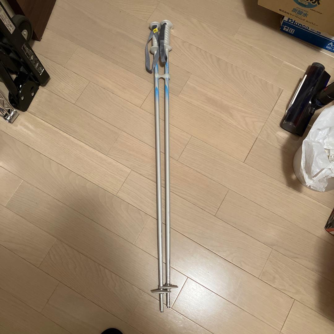 HEAD ジュニア用スキー板　137cm ストック 95cm セット