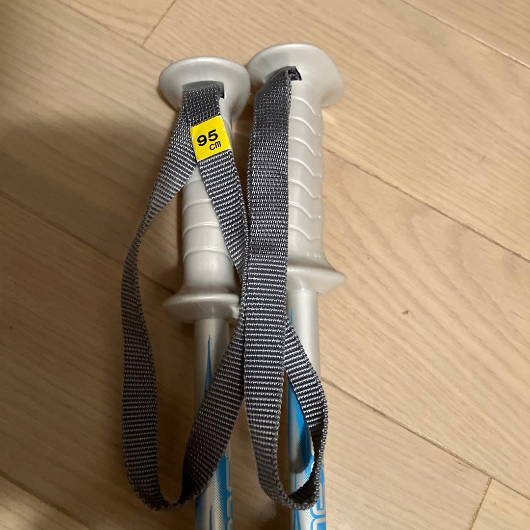 HEAD ジュニア用スキー板　137cm ストック 95cm セット