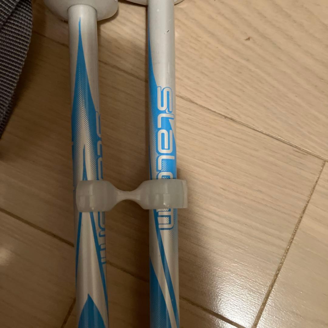 HEAD ジュニア用スキー板　137cm ストック 95cm セット