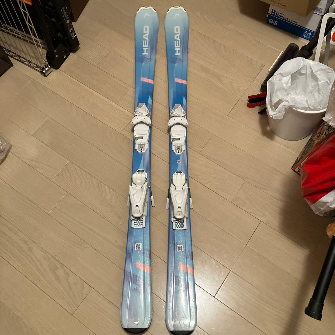 HEAD ジュニア用スキー板　137cm ストック 95cm セット