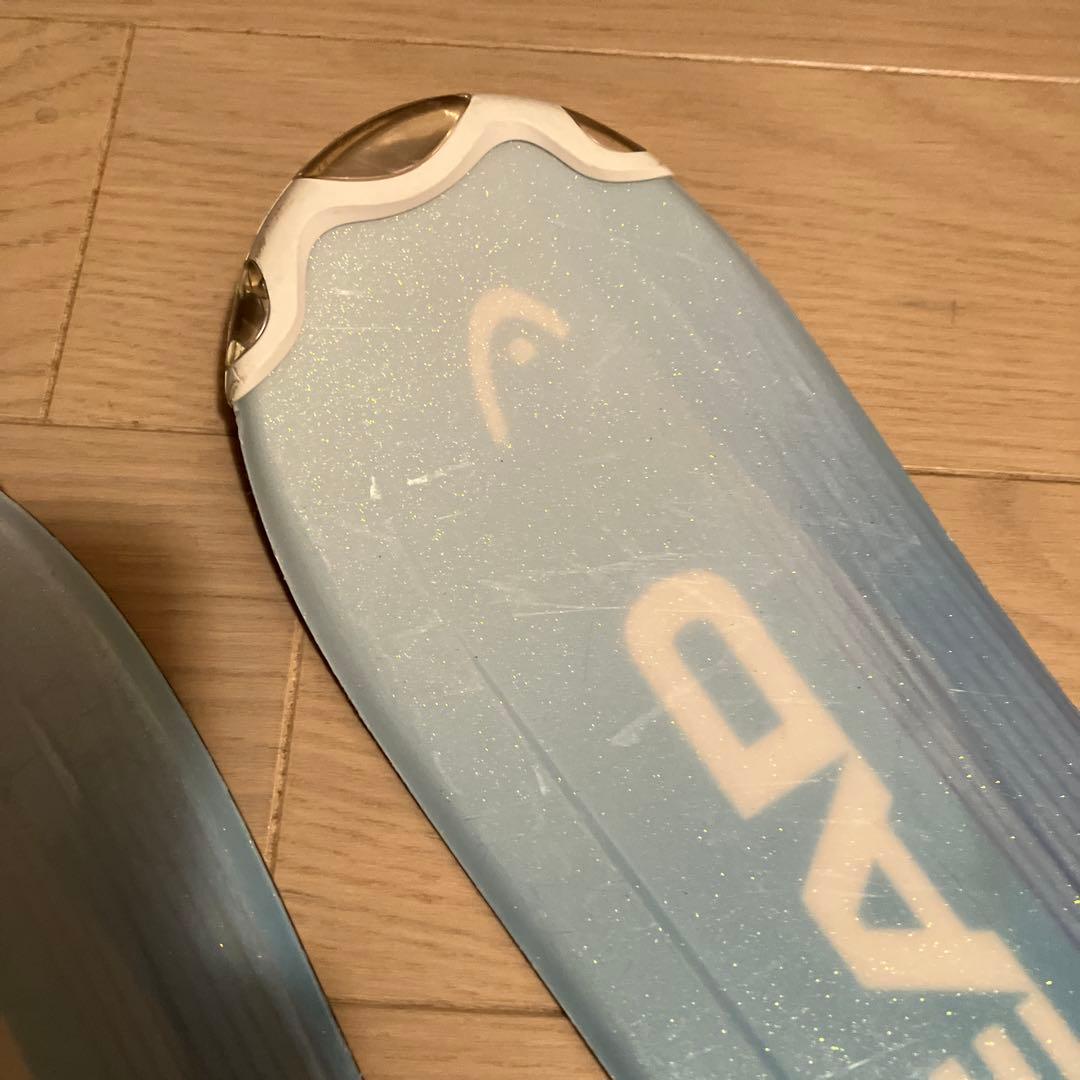 HEAD ジュニア用スキー板　137cm ストック 95cm セット