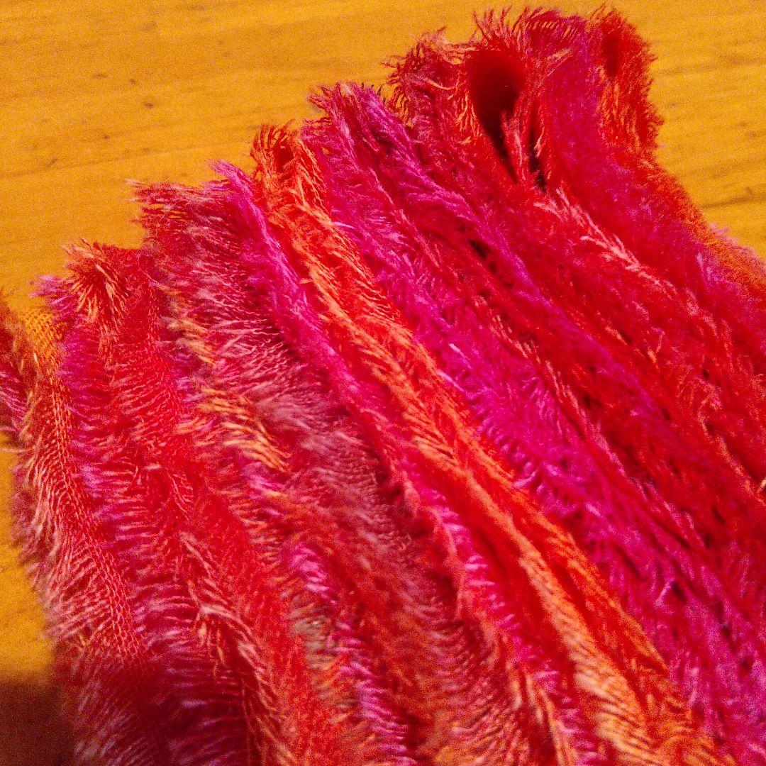 ちょここ。30，ジャンクジャーナル素材。フリンジ加工裂き布リボン