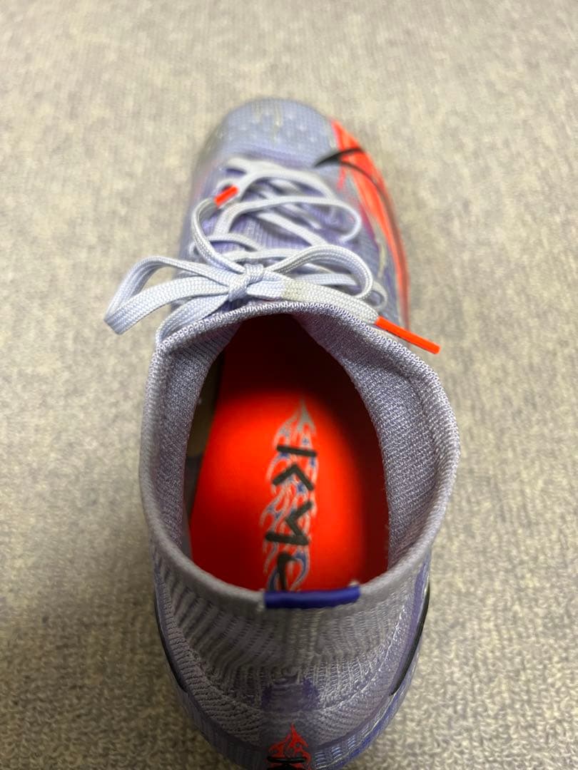 (美品)Nike Mercurial ハイカットサッカーシューズ グレー/レッド