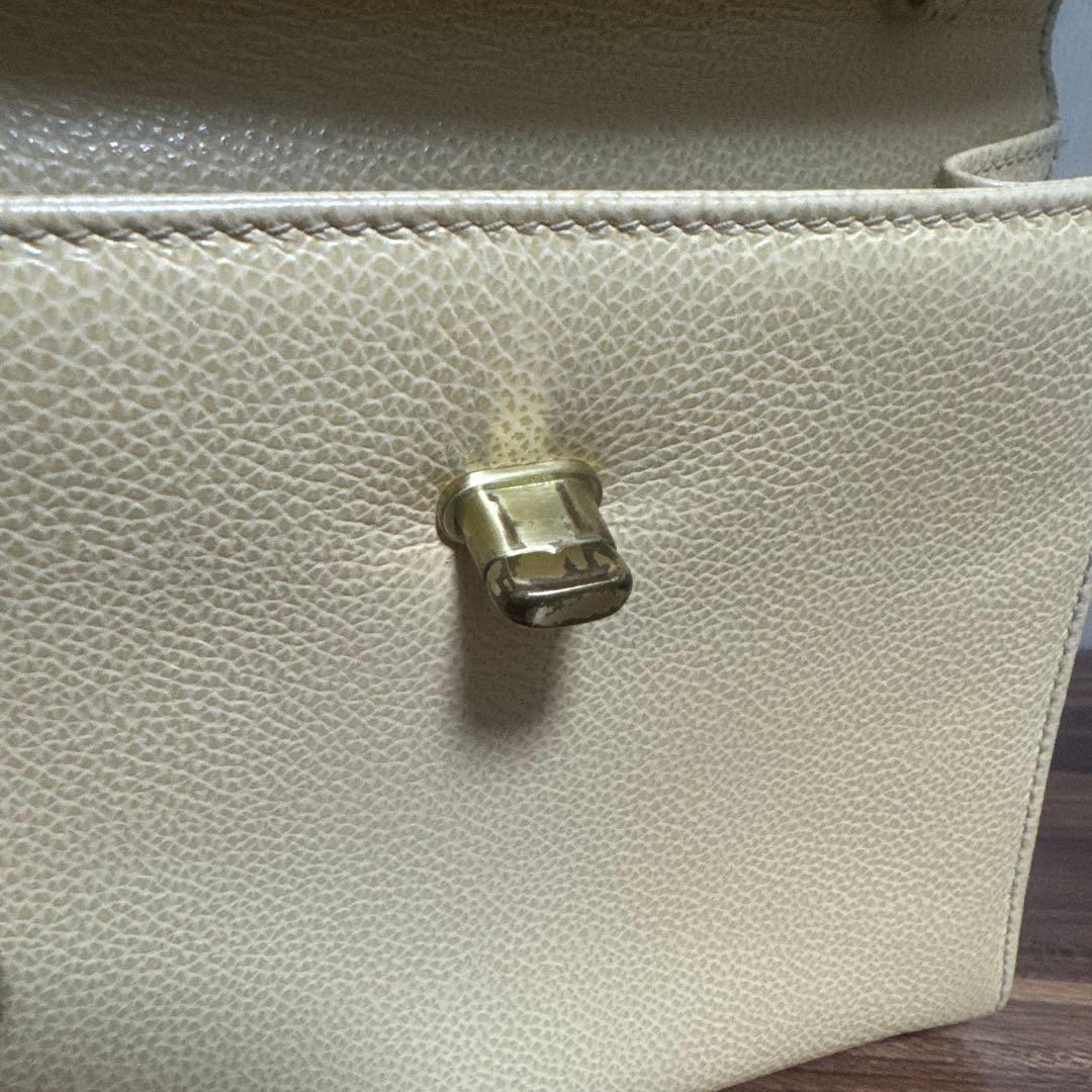 希少 オールドコーチ ショルダーバック 4413 ベージュ ゴールド金具