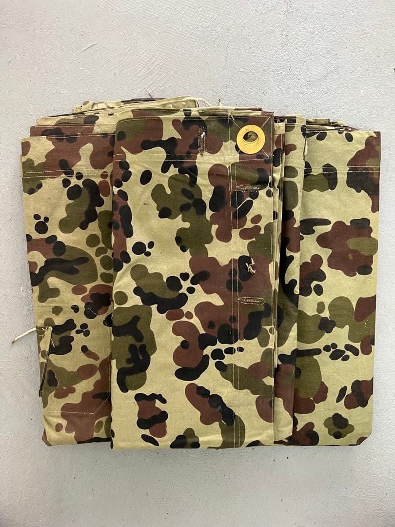 ルーマニア 軍幕 デッド 希少 アメーバカモ デットストック M47 3枚セット