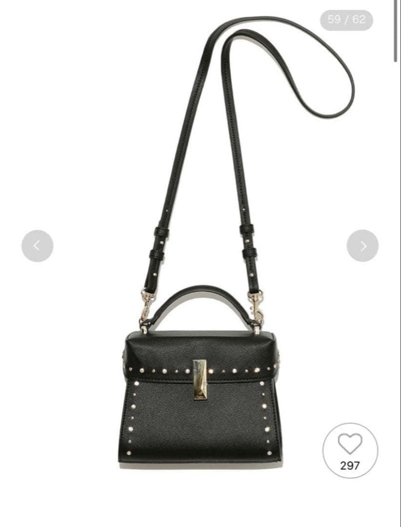 CELFORDリュタン ビジュースタッズポシェット ブラック