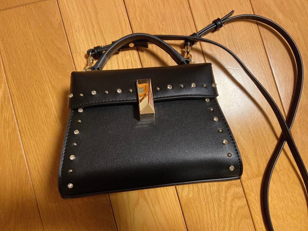 CELFORDリュタン ビジュースタッズポシェット ブラック