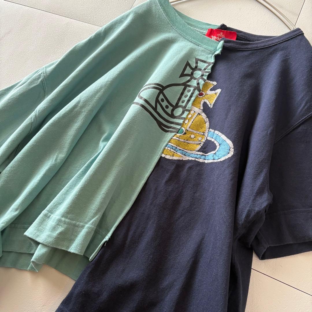 ヴィヴィアンウエストウッド　アシンメトリー　オーブ　Tシャツ半袖カットソー　00