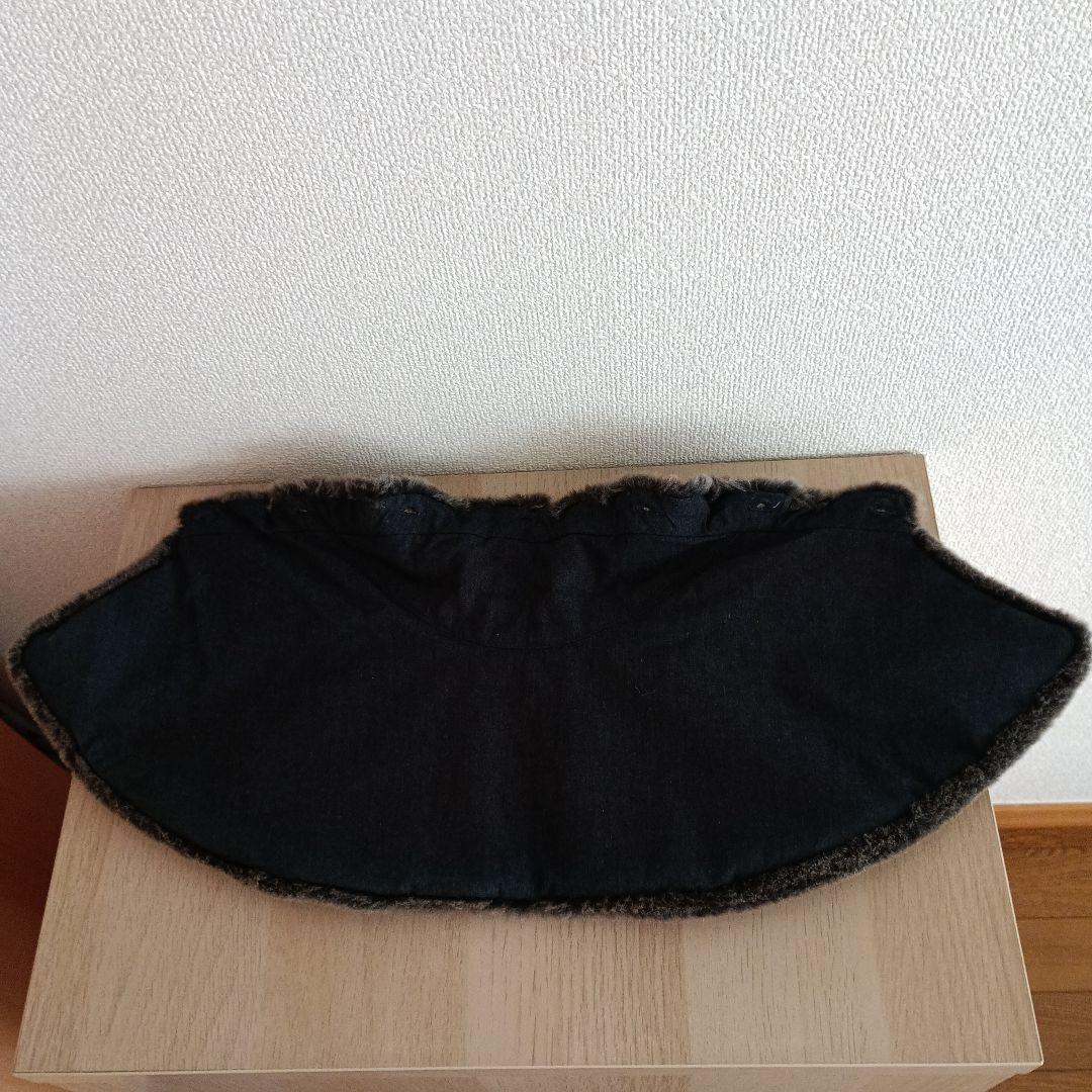 45r　45rpm　ダウンベスト　ムートン襟　ウール　カシミヤ