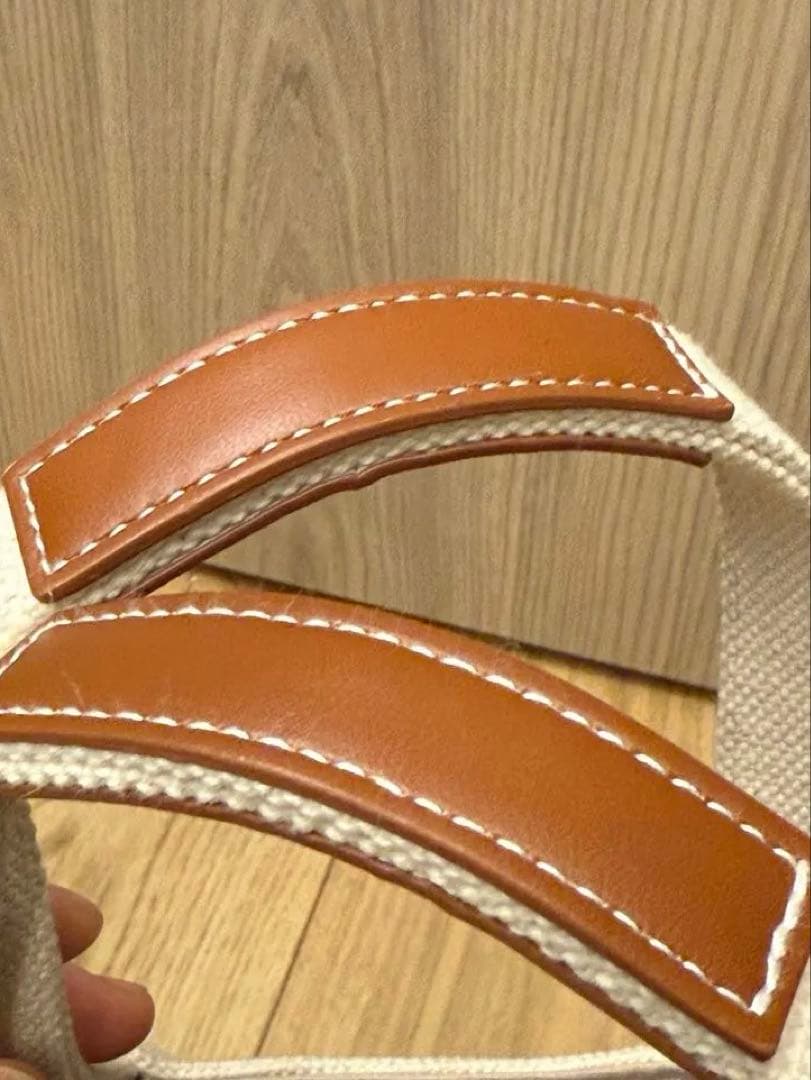 【ぽんU・x・U】 美品　SEVEN TEN 馬刺繍 トートバッグ　大