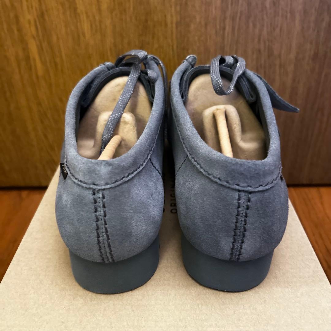 【新品未使用】定価 34,100 クラークス ワラビー ゴアテックス グレー