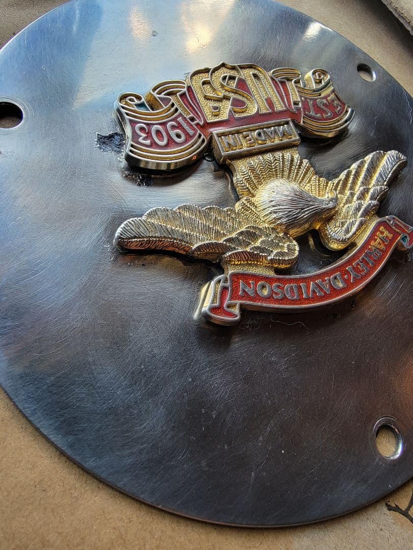 Vintage 77年 FXS 純正 オプション ダービーカバー メダリオン