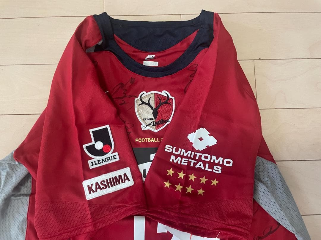 鹿島アントラーズ黄金期メンバー2007　サイン入りユニフォーム