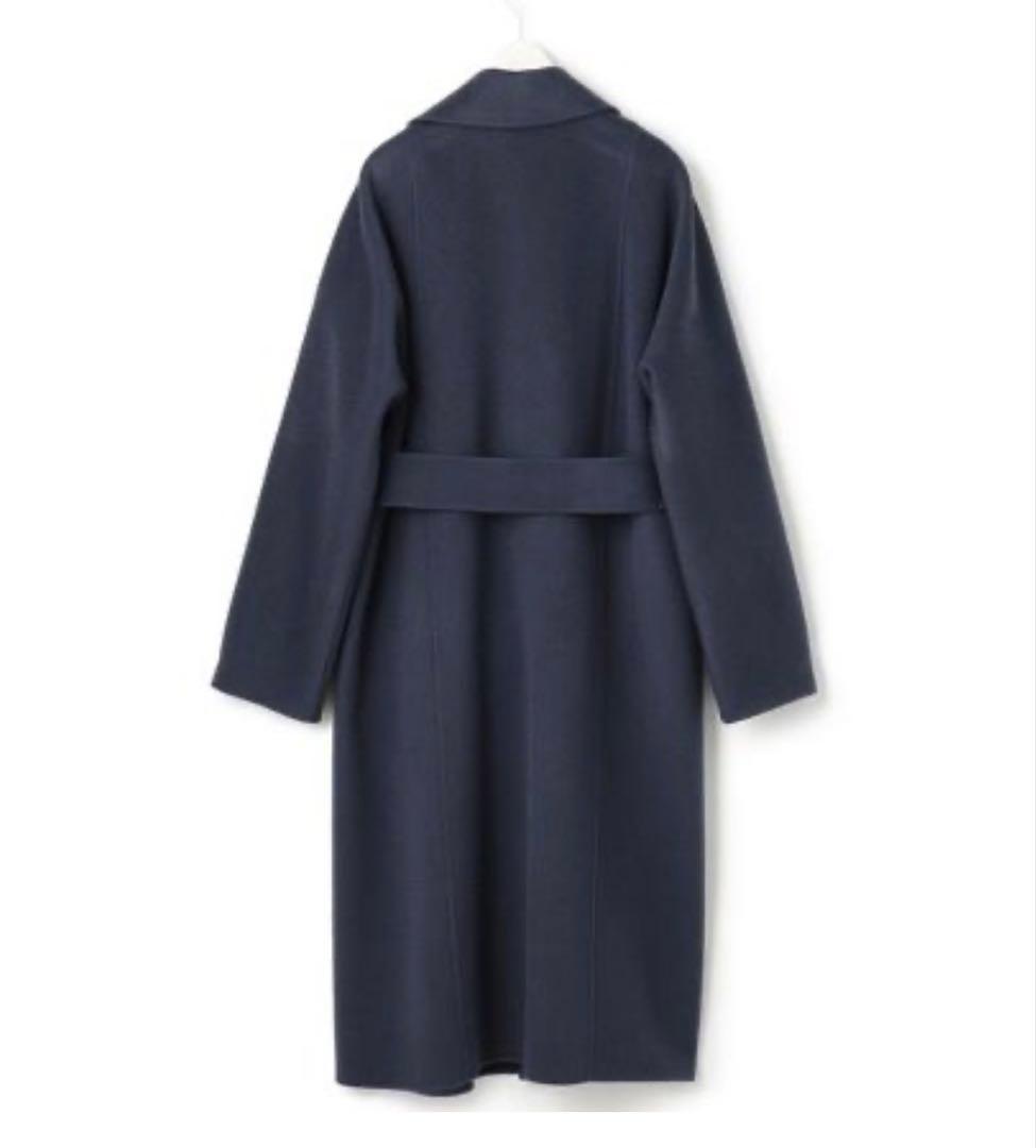 ICB 【マガジン掲載】ウールリバー ロングトレンチコート　46 大きいサイズ