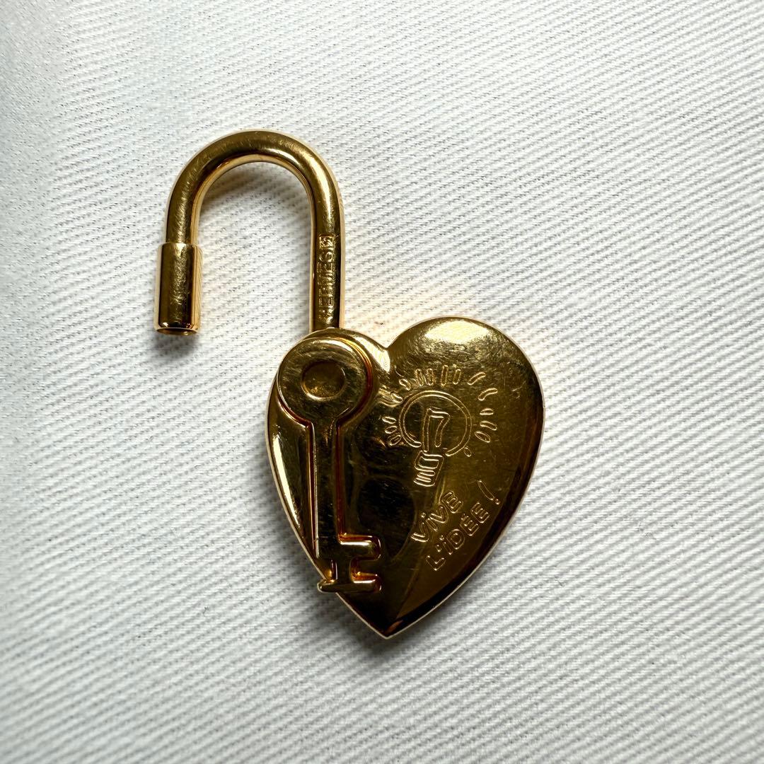 ★*★様 エルメス 2004限定 カデナ ファンタジーハートチャーム ゴールド